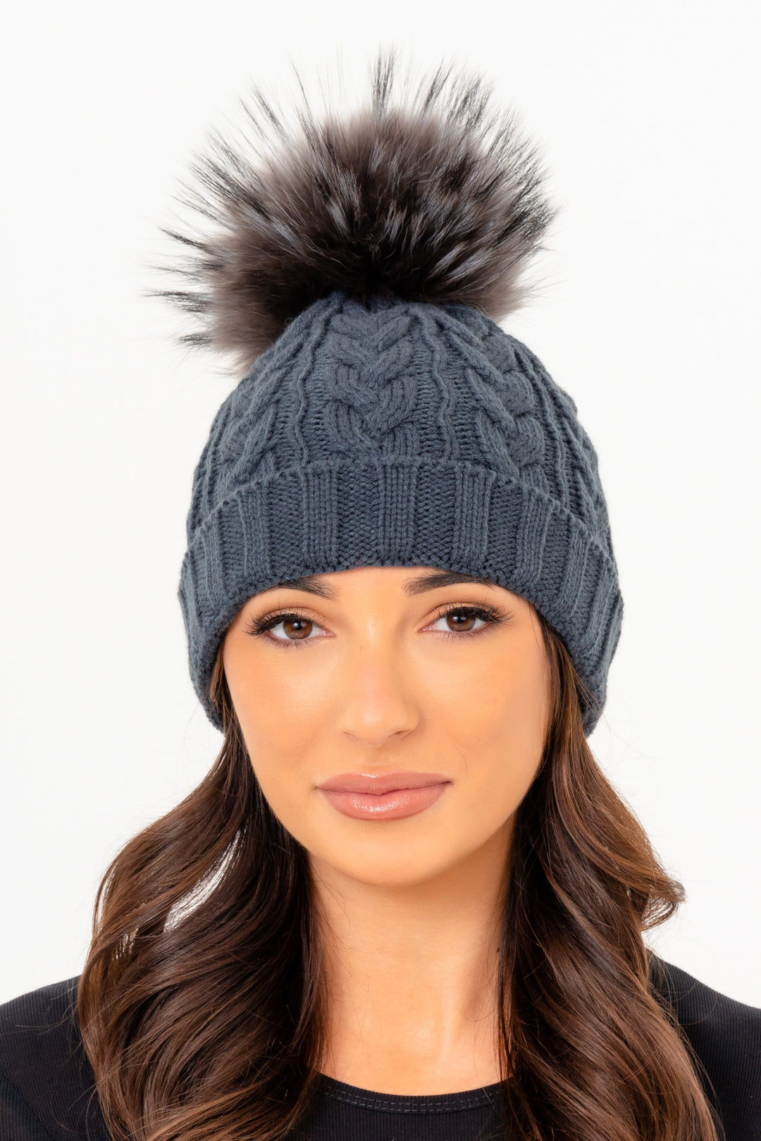 Cappello Invernale Con Pon Pon E Bandiera Union Jack – Unisex, Taglia Unica, Acrilico